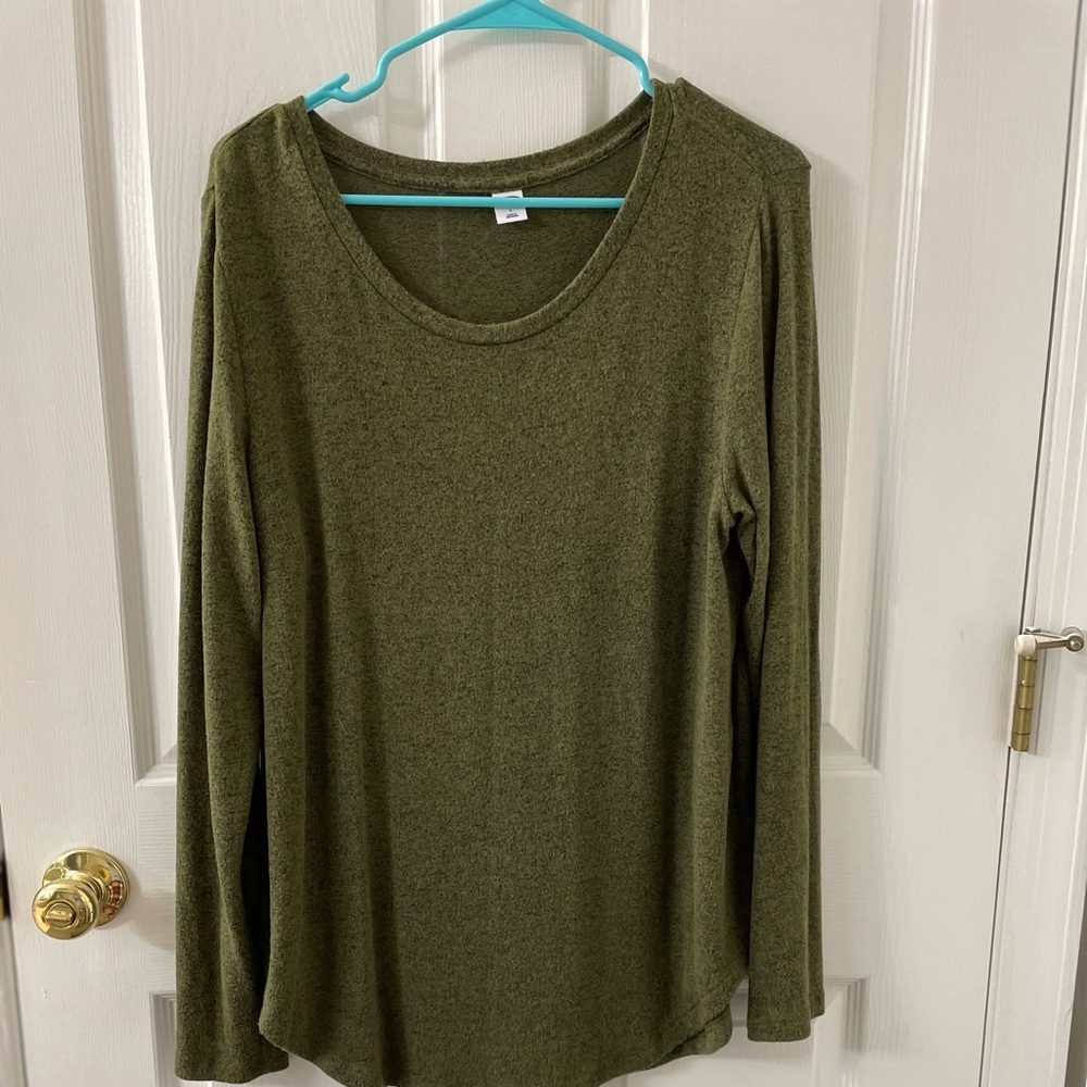 Jersey knit sweater